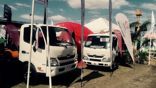 Cordoba : camiones hino tambien presentado  en las exposiciones del agro