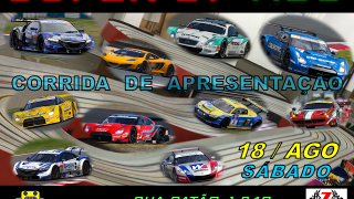 Brasil 18 de agosto corrida de apresentação - putz slot racing