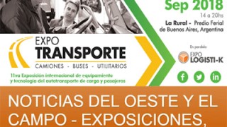 La rural : comenzo hoy expo transporte y expo logisti k 2018