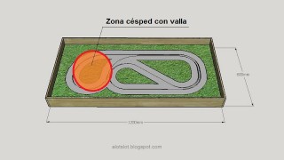 Circuito 1,20 x 0,60m (parte 14) Valla