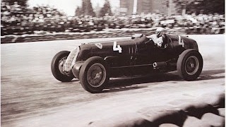Alfa Romeo 12C/36. GP Penya Rhin 1936. Tazio Nuvolari